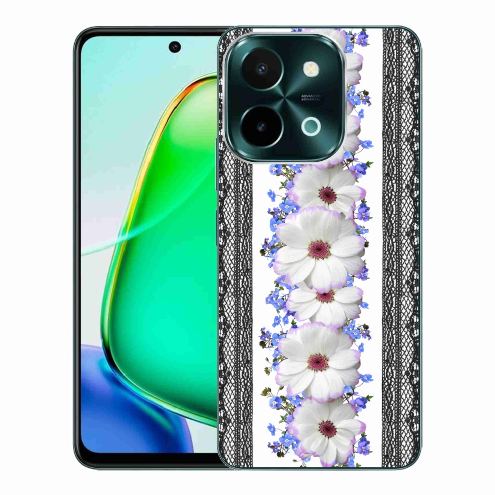 Gélový kryt mmCase na Vivo Y28 - kvety 8