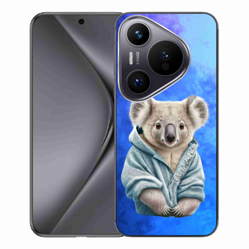 Gélový kryt mmCase na Huawei Pura 70 Pro - koala vo svetri