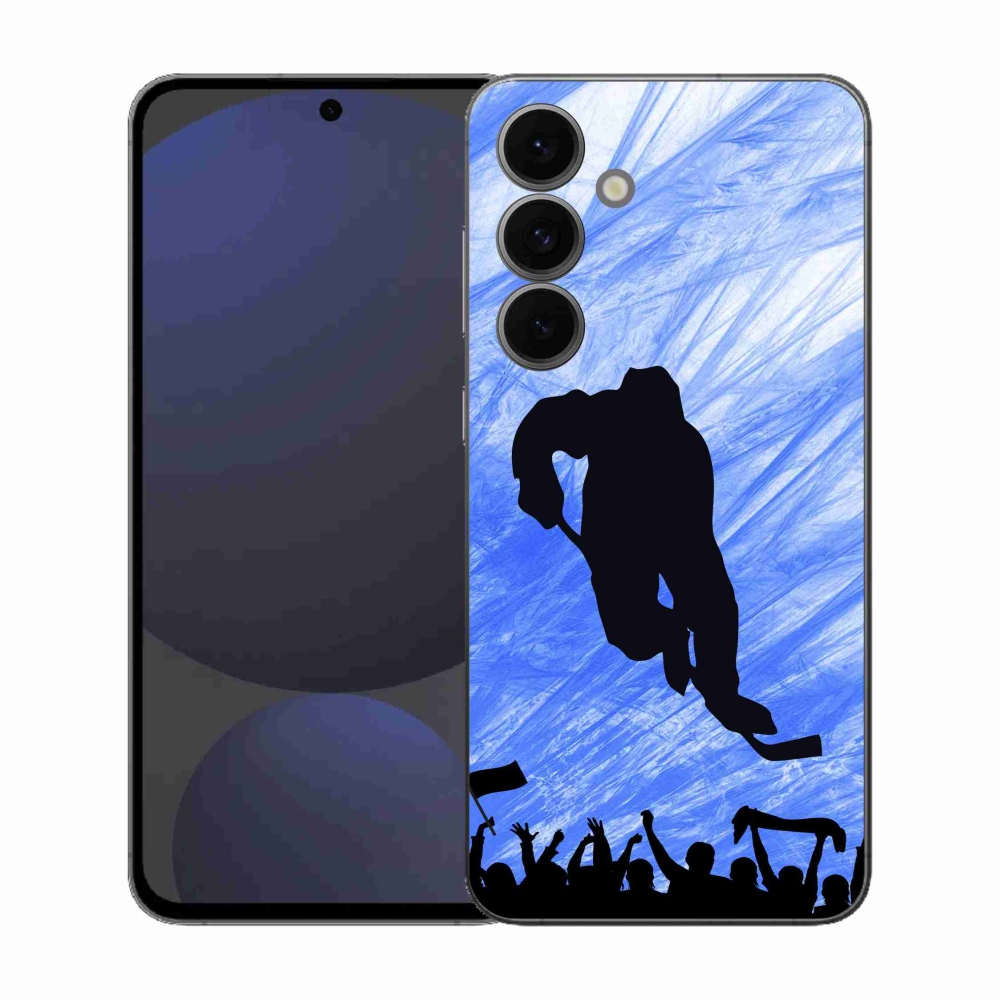 Gélový kryt mmCase na Samsung Galaxy S25 FE - hokejový hráč