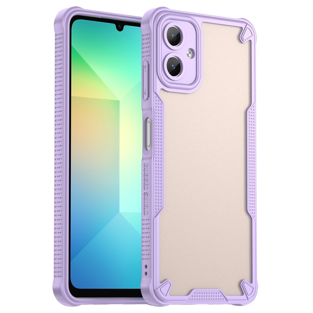 Frosted odolný kryt na Samsung Galaxy A06 4G - fialový