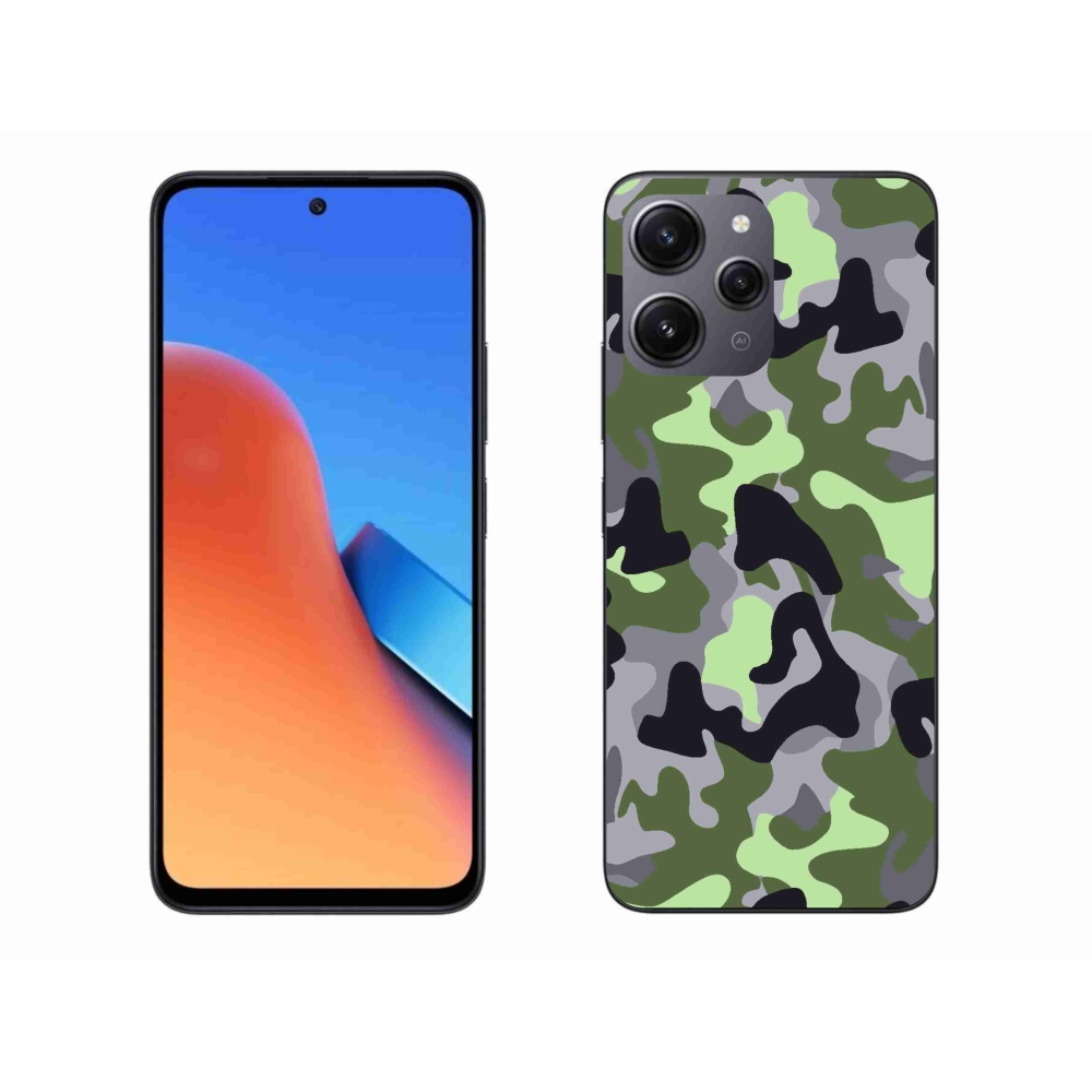 Gélový kryt mmCase na Xiaomi Redmi 12 - maskáčový vzor 7