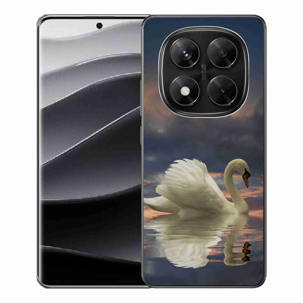 Gélový kryt mmCase na Xiaomi Redmi Note 14 Pro 5G/Poco X7 5G - labuť