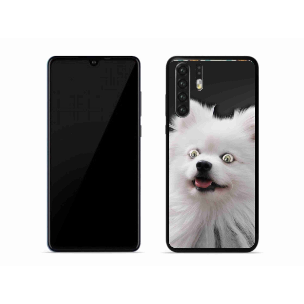 Gélový kryt mmCase na mobil Huawei P30 Pro - biely špic