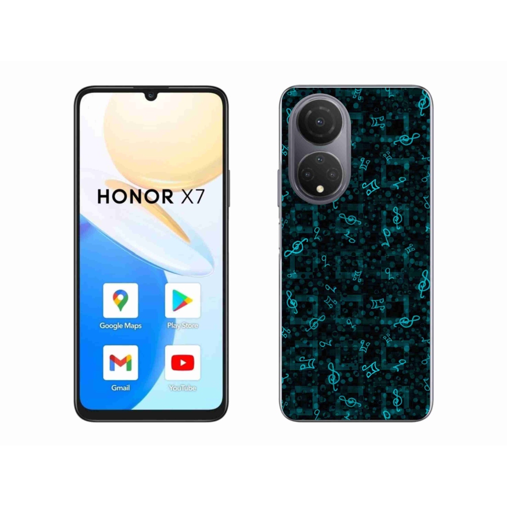 Gélový kryt mmCase na Honor X7 - noty 1