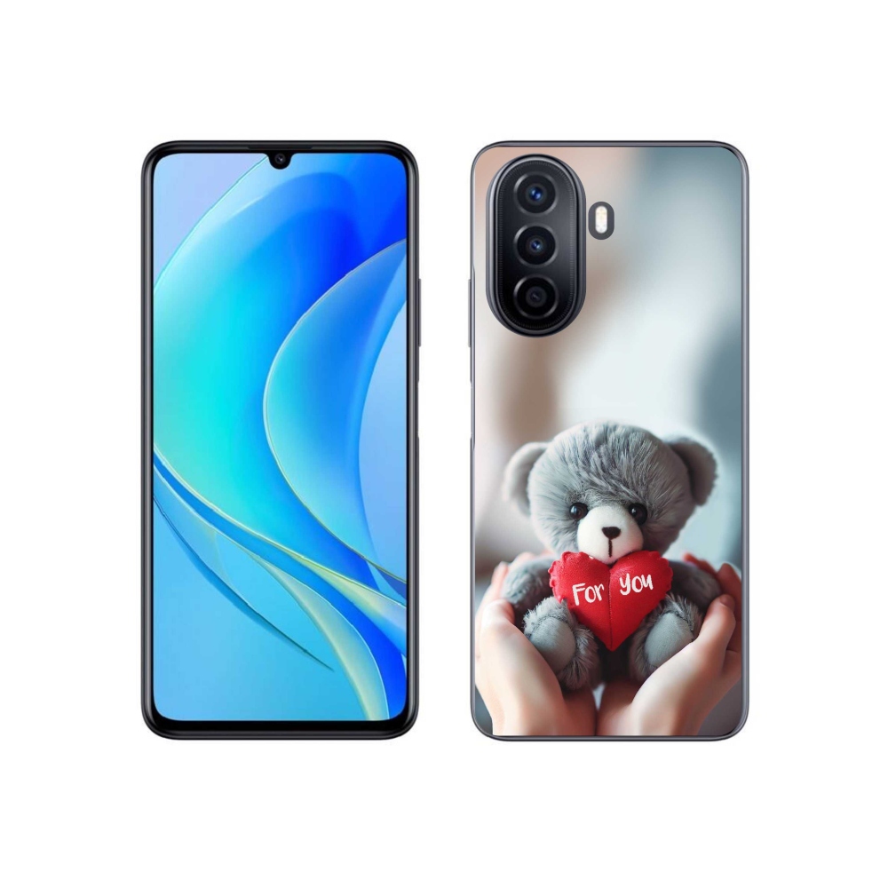 Gélový kryt mmCase na Huawei Nova Y70 - medvedík pre zamilovaných