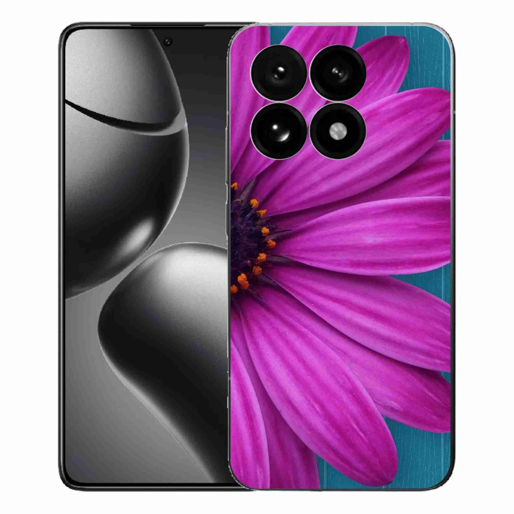 Gélový kryt mmCase na Xiaomi 15T - fialová margaréta