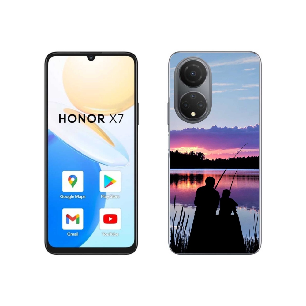 Gélový kryt mmCase na Honor X7 - rybárčenie 2