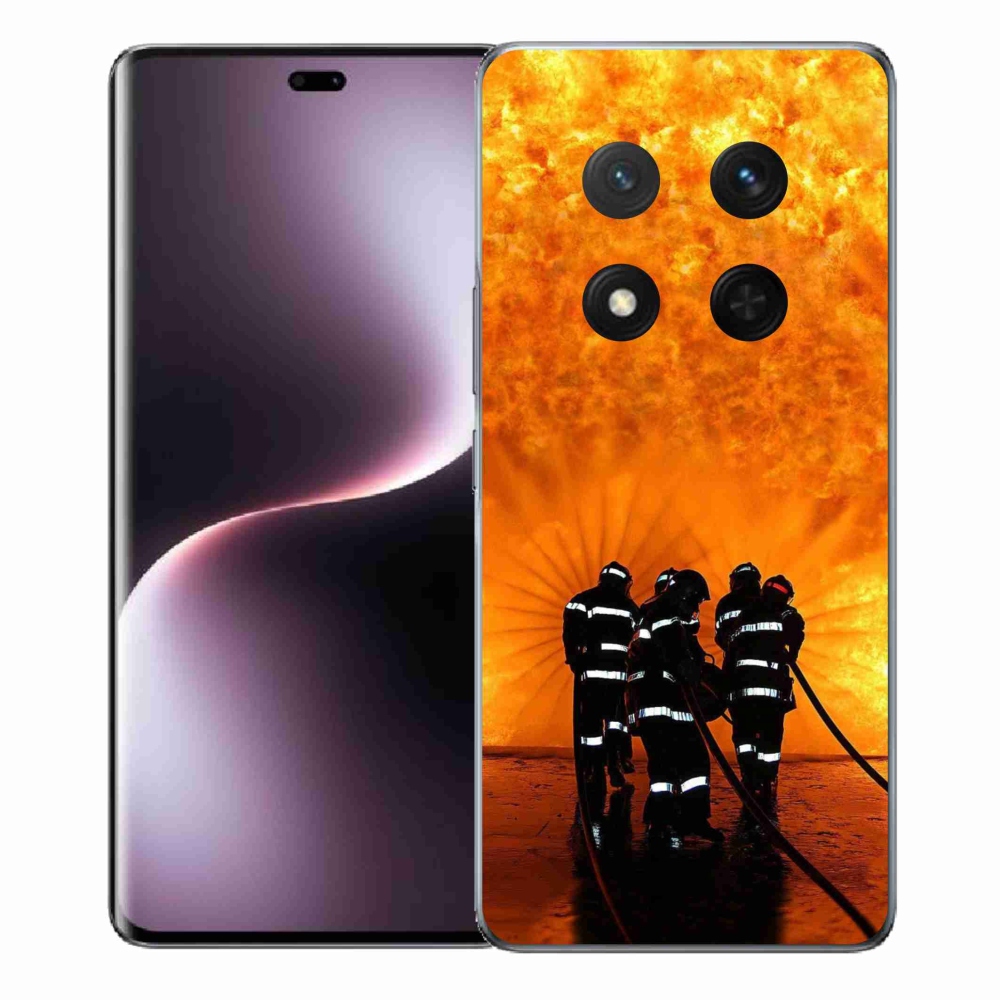 Gélový kryt mmCase na Honor Magic 7 Lite 5G - požiar