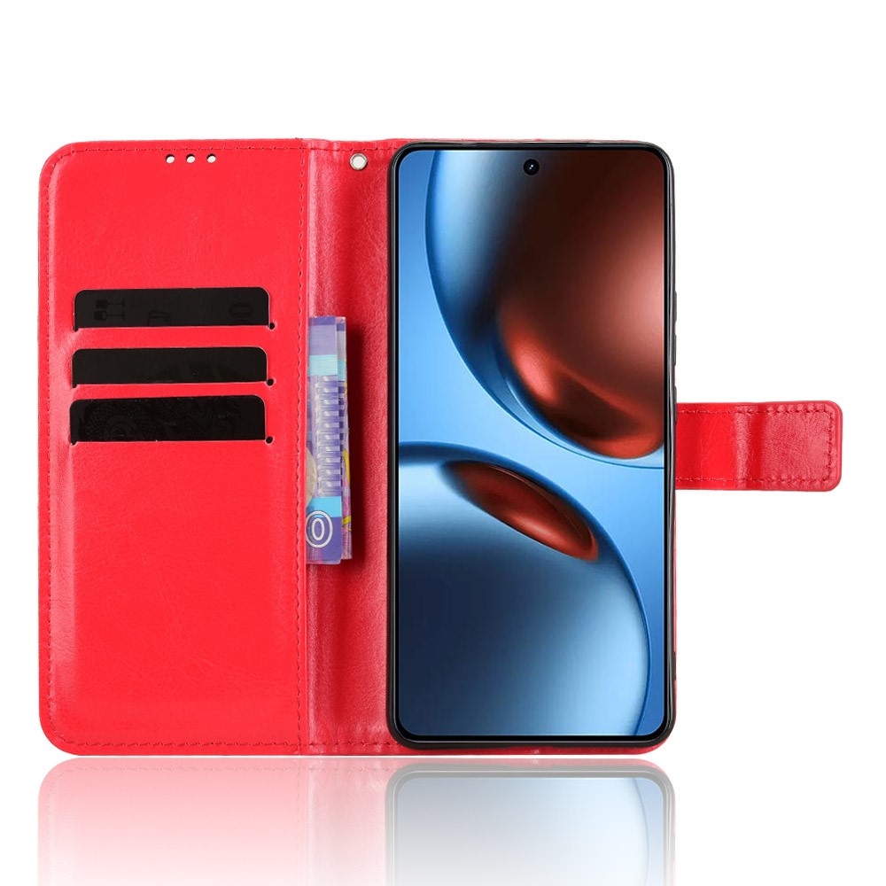 Crazy knižkové puzdro na Realme GT 7 5G - červené