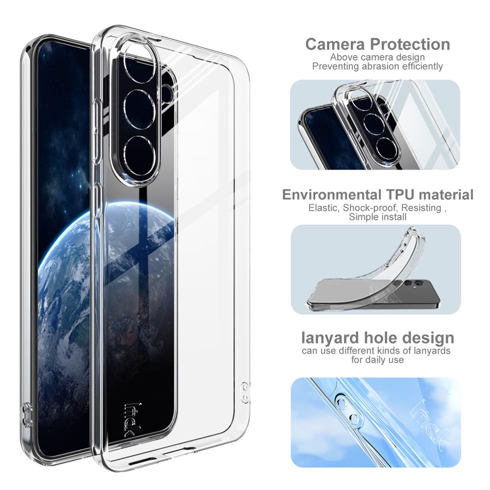 IMK priehľadný gélový obal na Samsung Galaxy S25 FE