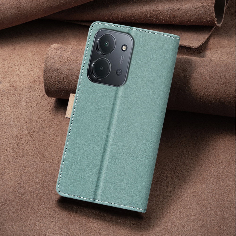 BNF DUO knižkové púzdro na Xiaomi Redmi 15C 4G/5G (173mm) - zelené