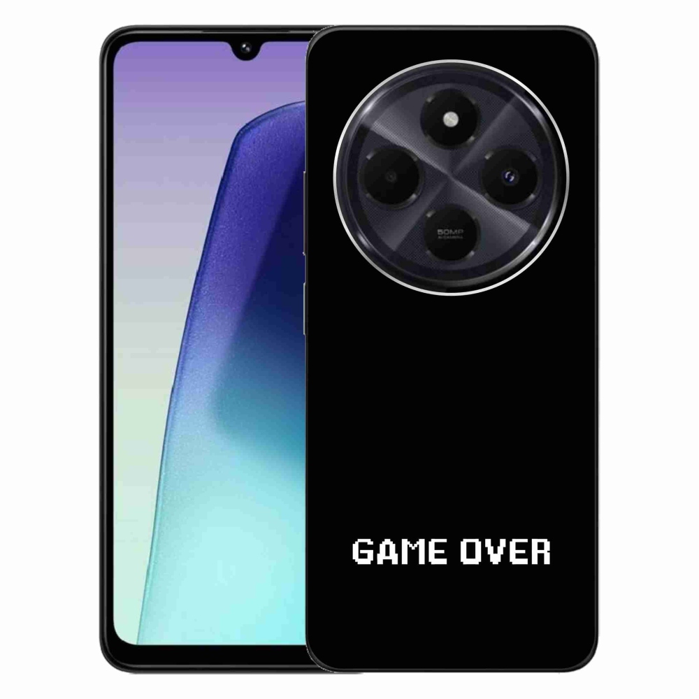 Gélový kryt mmCase na Xiaomi Redmi 14C/Poco C75 - game over čierne pozadie