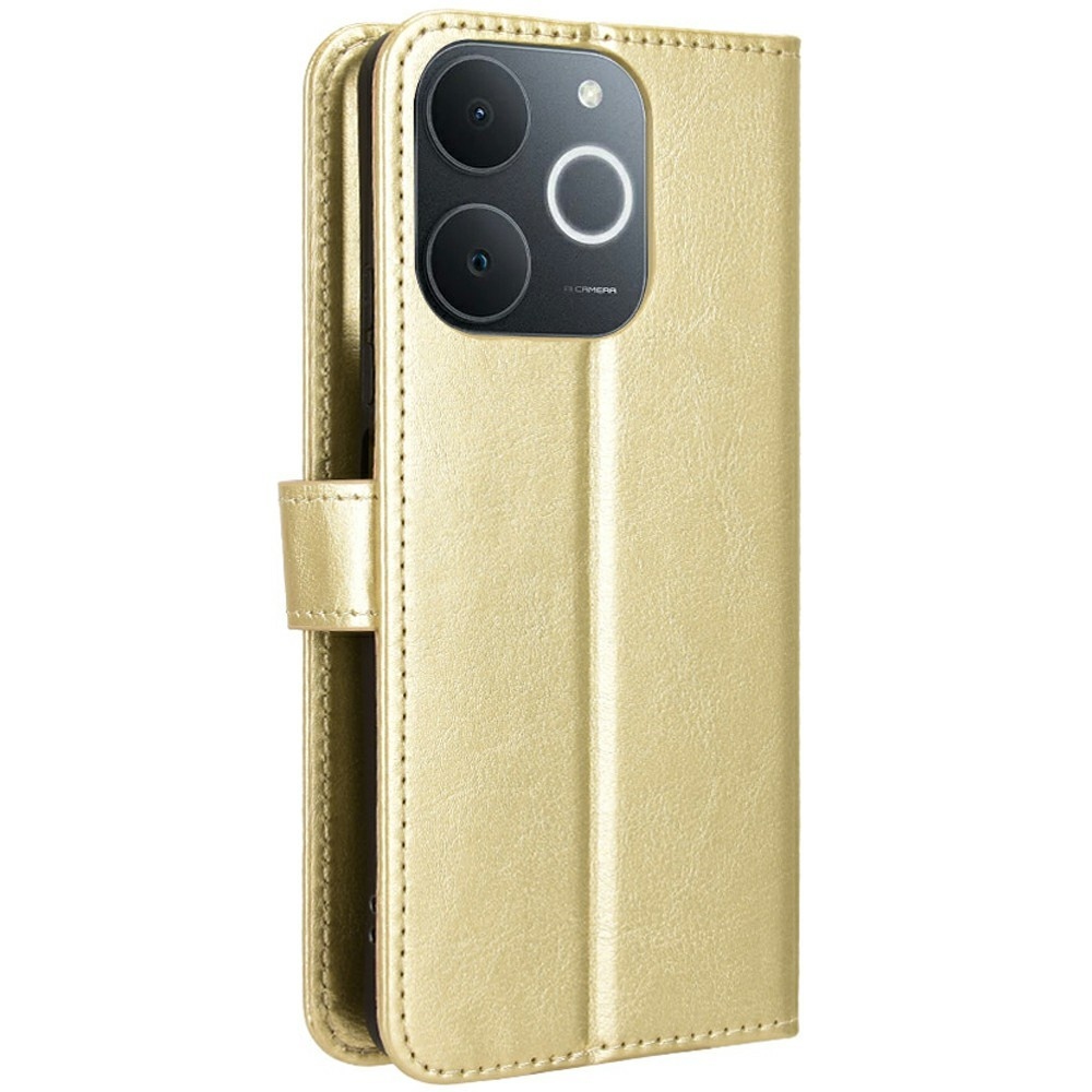 Crazy knižkové puzdro na Realme Note 70T - zlaté