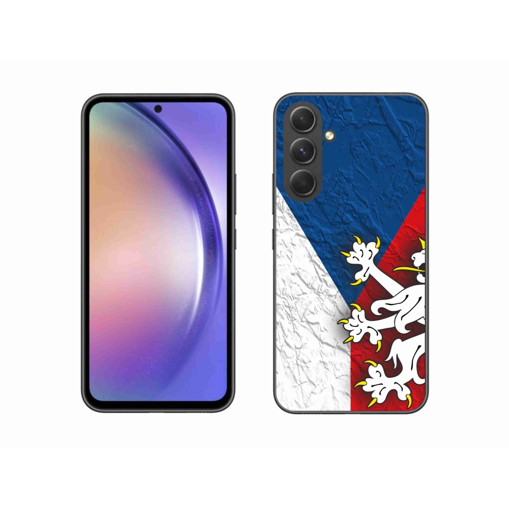 Gélový kryt mmCase na Samsung Galaxy A54 5G - slovenská vlajka 1