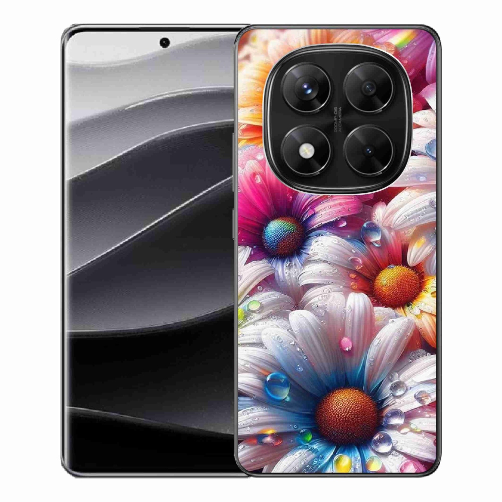 Gélový kryt mmCase na Xiaomi Redmi Note 14 Pro 5G/Poco X7 5G - farebné kopretiny