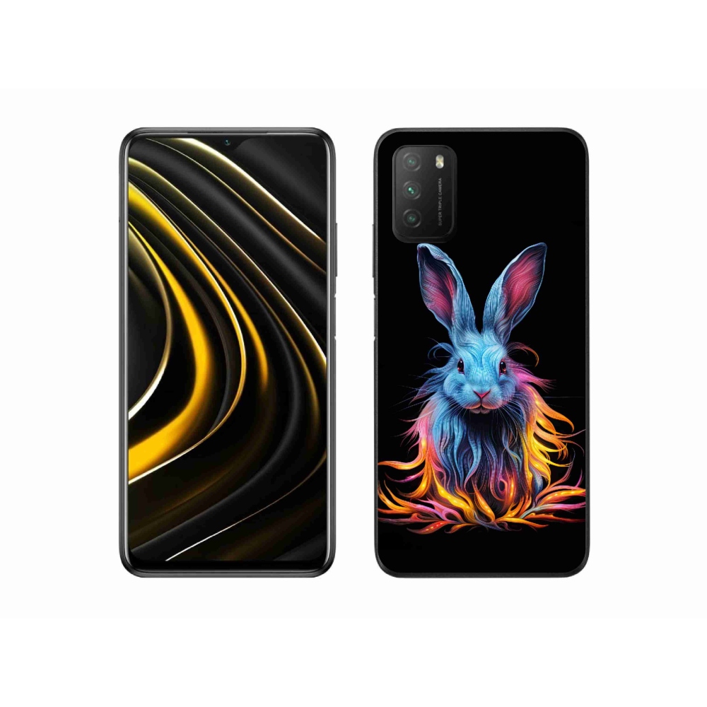 Gélový kryt mmCase na Xiaomi Poco M3 - abstraktný zajac