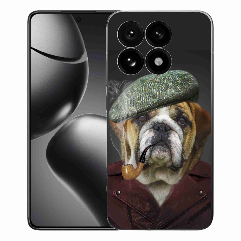 Gélový kryt mmCase na Xiaomi 15T - pes s fajkou