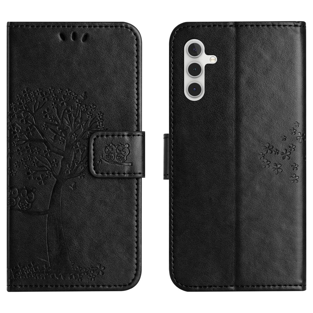 Tree knižkové púzdro na Samsung Galaxy S25 FE - čierne