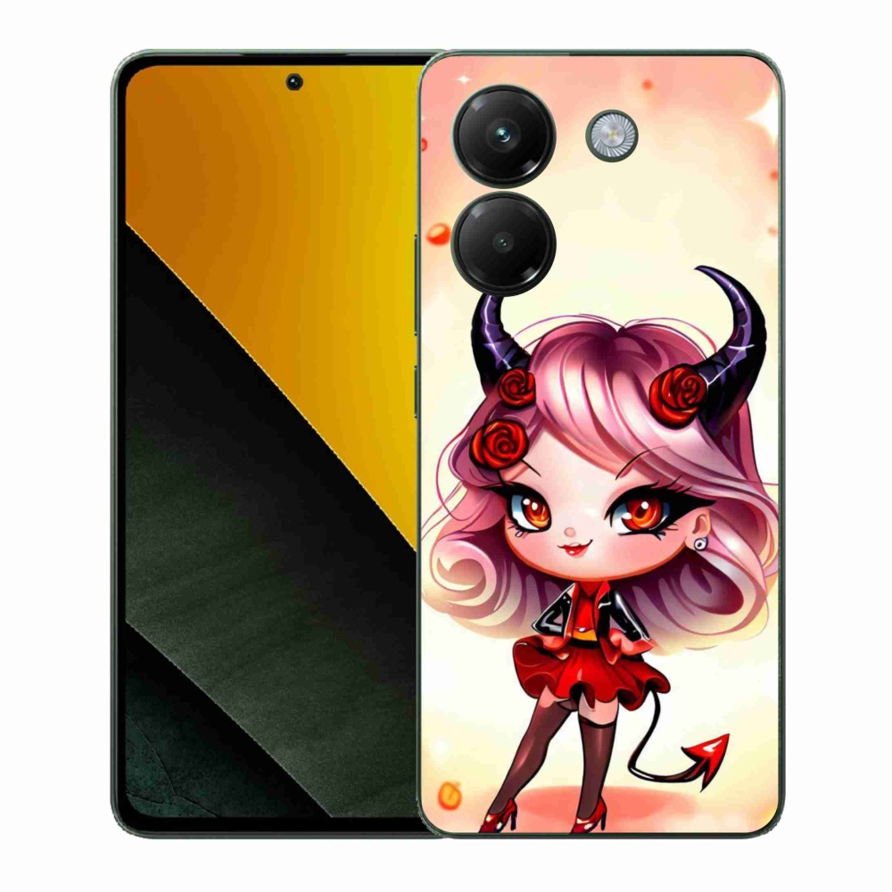 Gélový kryt mmCase na Xiaomi Poco M7 Pro 5G - kreslená čertica