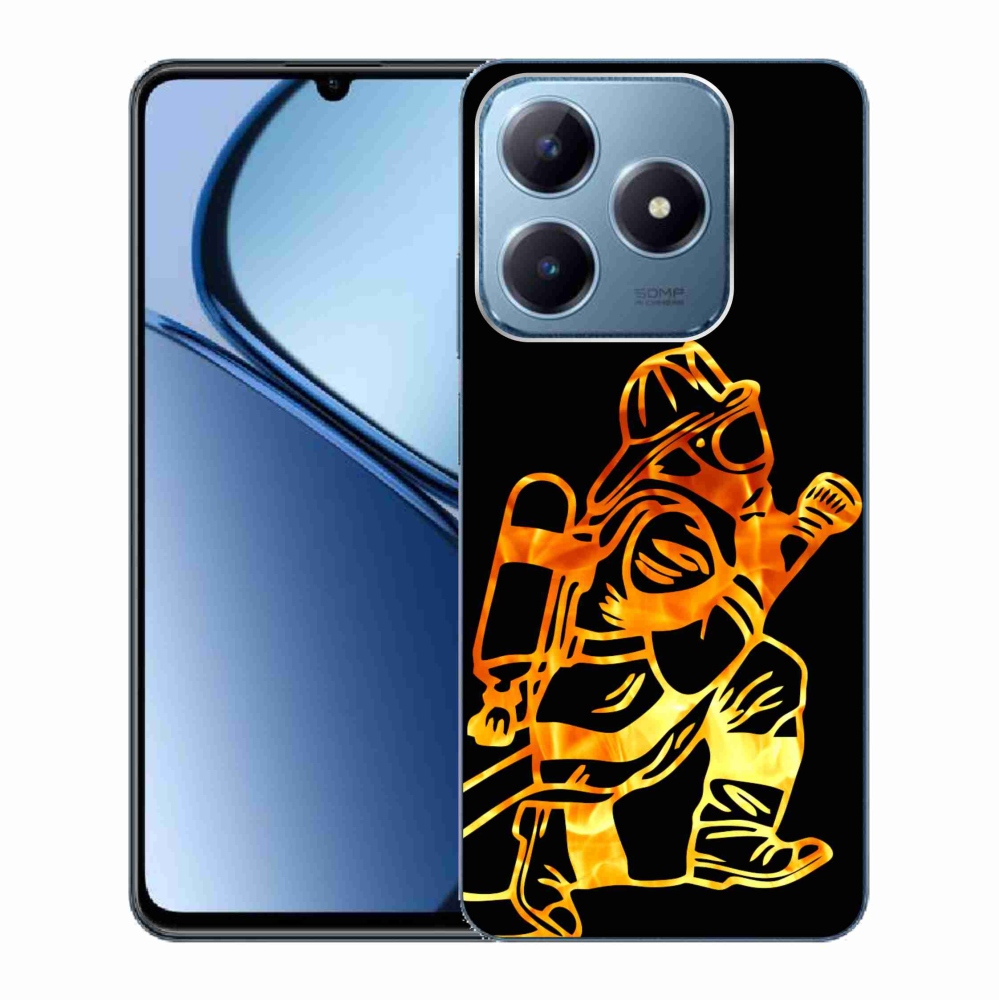 Gélový kryt mmCase na Realme C63 - hasič 1