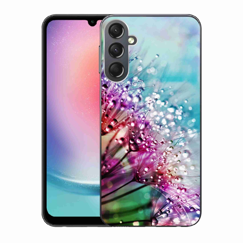 Gélový kryt mmCase na Samsung Galaxy A24 - farebné kvety