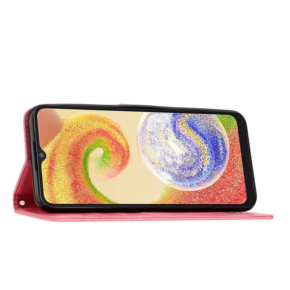 Flowers knižkové púzdro na Samsung Galaxy A06 4G - ružové