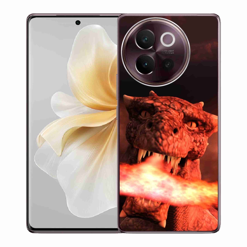 Gélový kryt mmCase na Vivo V40 Lite 5G - drak