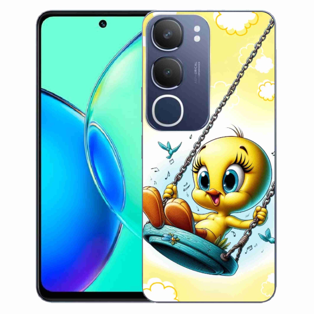 Gélový kryt mmCase na Vivo Y19s - tweety