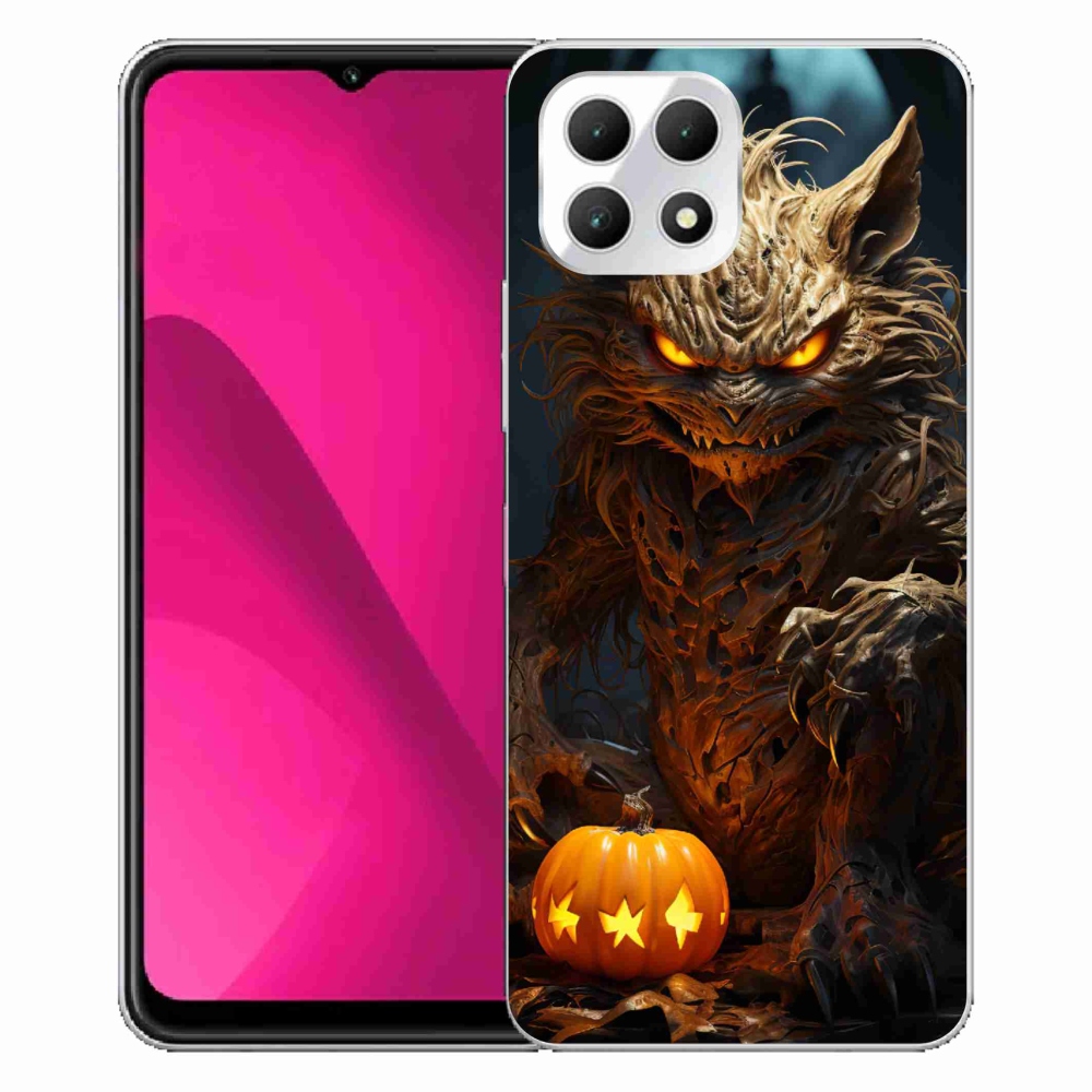 Gélový kryt mmCase na T-Mobile T Phone 2 - halloweenska príšera