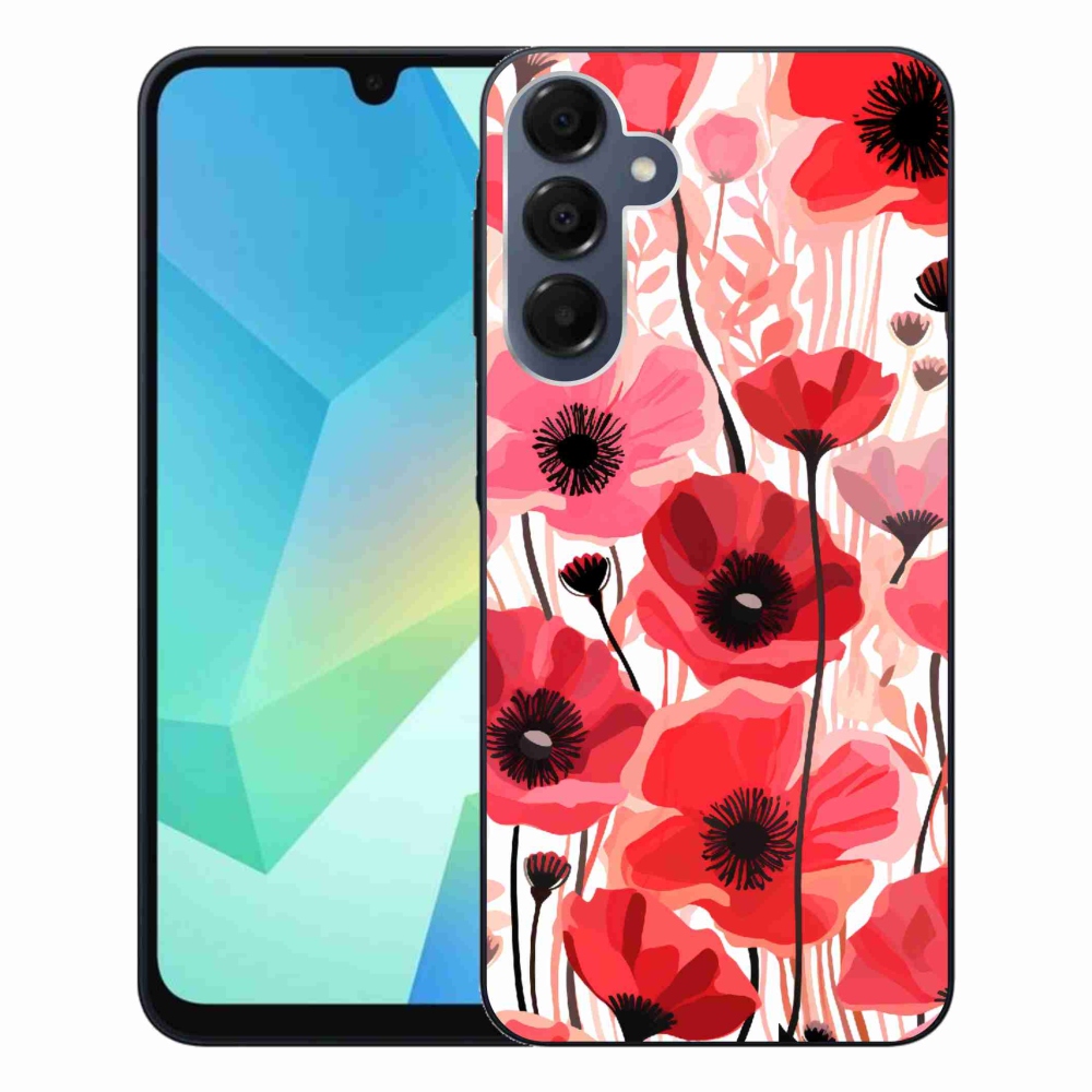 Gélový kryt mmCase na Samsung Galaxy A16 4G/5G - vlčí mak 1