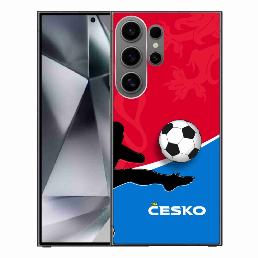 Gélový kryt mmCase na Samsung Galaxy S24 Ultra - futbal Česko 2