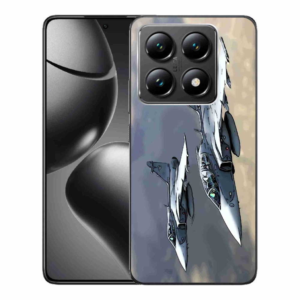 Gélový kryt mmCase na Xiaomi 14T - stíhačky