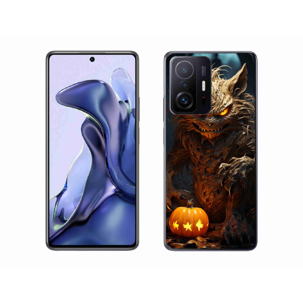 Gélový kryt mmCase na Xiaomi 11T Pro - halloweenska príšera