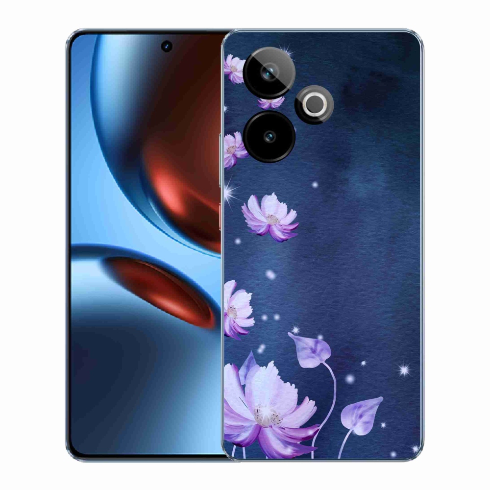 Gélový kryt mmCase na Realme GT 7 5G/GT 7T 5G - padajúce kvety