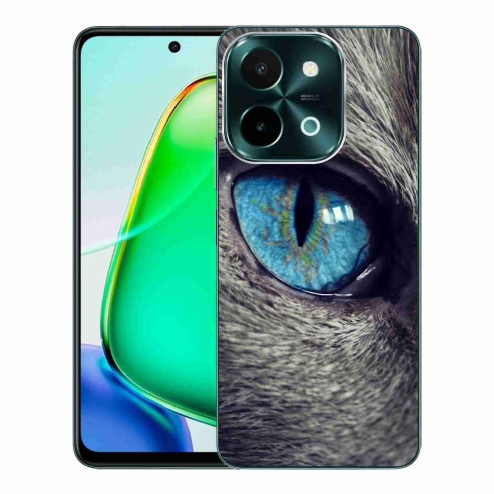 Gélový kryt mmCase na Vivo Y28 - modré mačacie oko