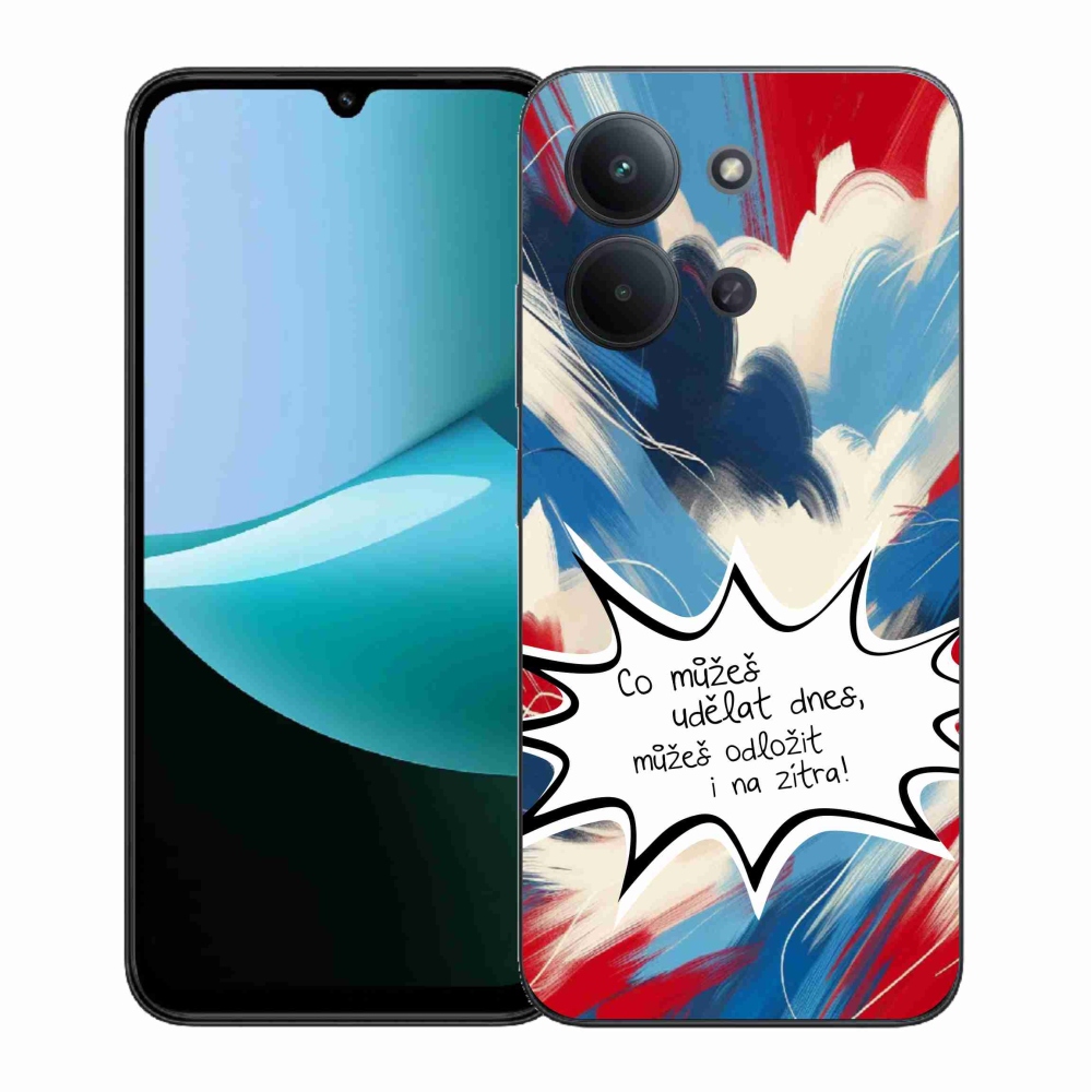 Gélový kryt mmCase na Xiaomi Redmi 15C 4G (171mm)/Poco C85 4G (171mm) - vtipný text 9 biele pozadie