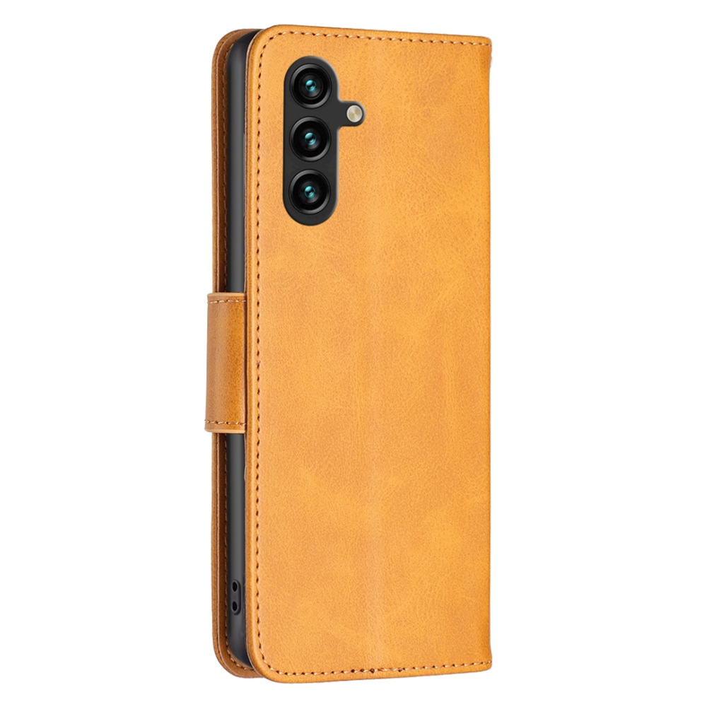 Case knižkové púzdro na Samsung Galaxy S25 FE - žlté