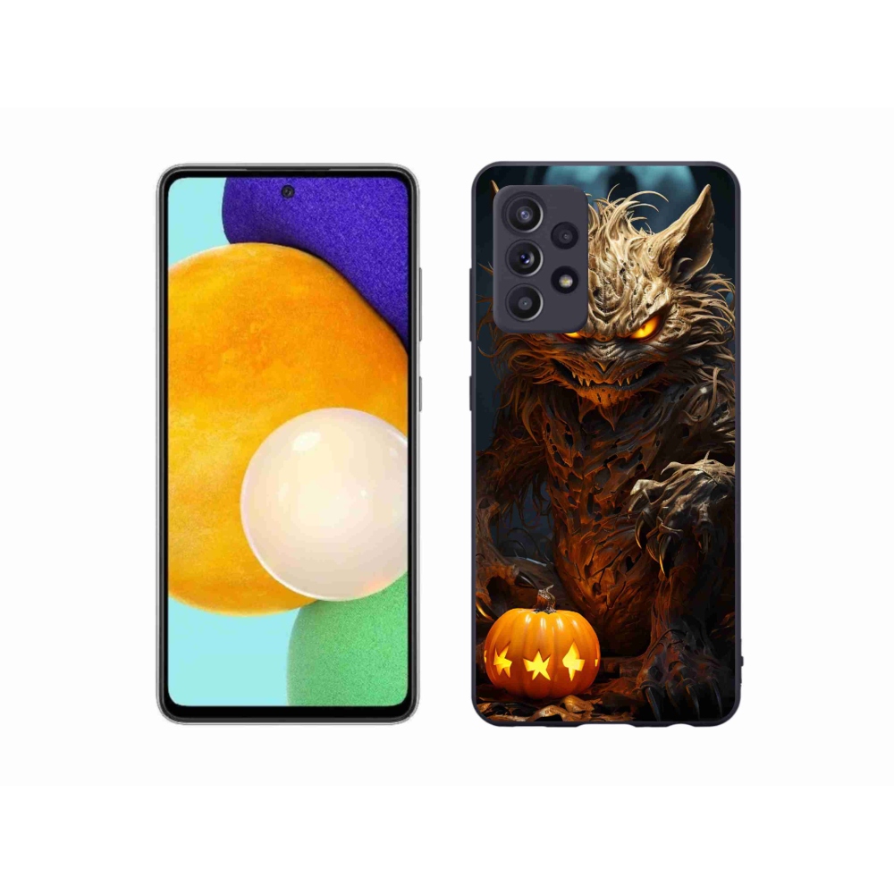 Gélový kryt mmCase na Samsung Galaxy A52s 5G - halloweenska príšera