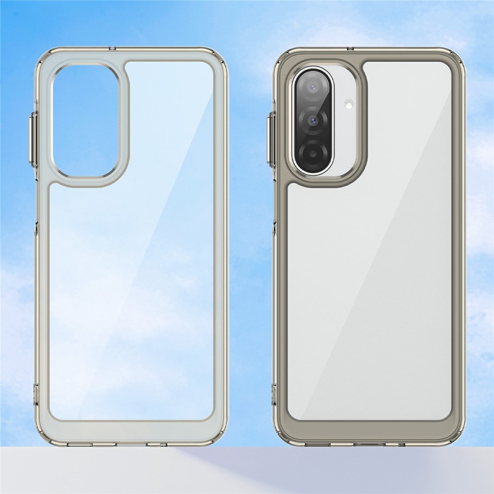 Gélový obal s pevným chrbtom na Samsung Galaxy A17 5G - šedý