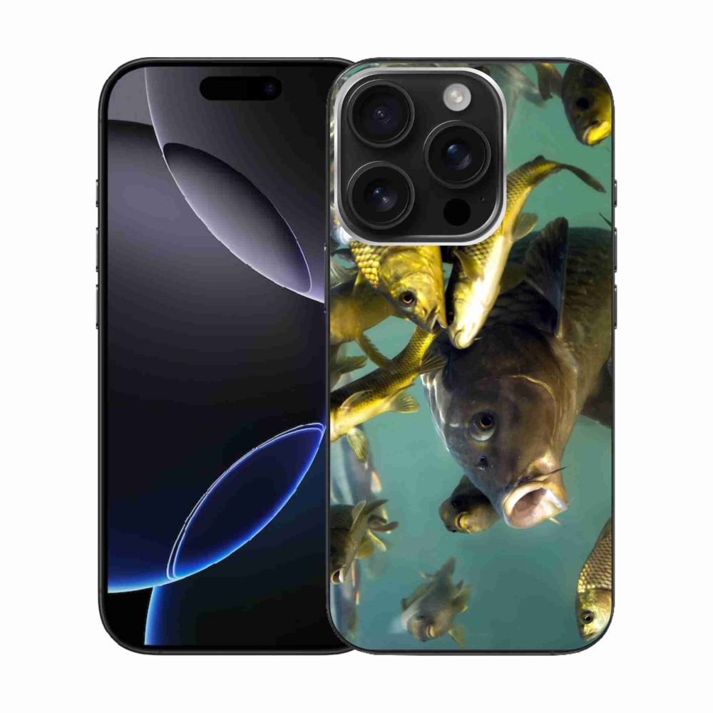 Gélový obal mmCase na iPhone 16 Pro - kŕdeľ rýb