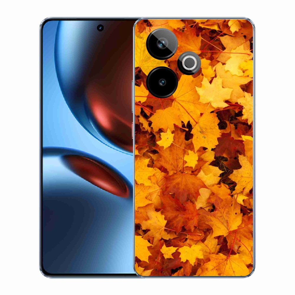 Gélový kryt mmCase na Realme GT 7 5G/GT 7T 5G - javorové listy
