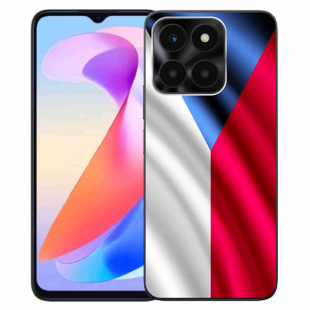 Gélový kryt mmCase na Honor X6a - česká vlajka