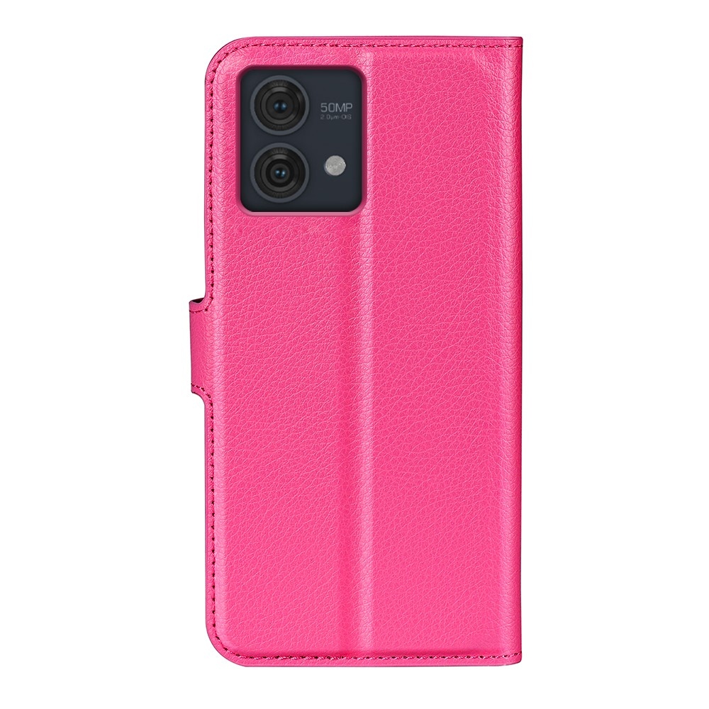 Litchi knižkové púzdro na Motorola Moto G84 5G - rose