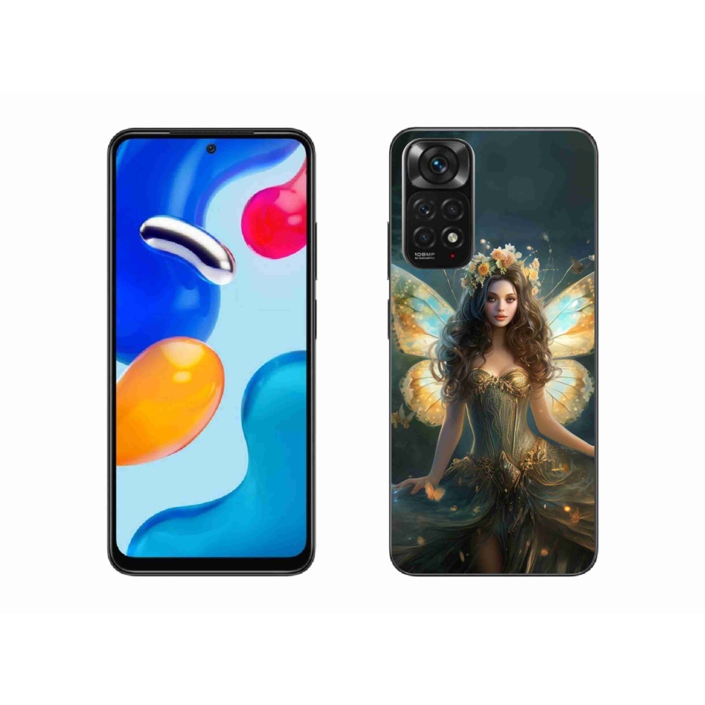 Gélový kryt mmCase na Xiaomi Redmi Note 11 4G - motýlia žena