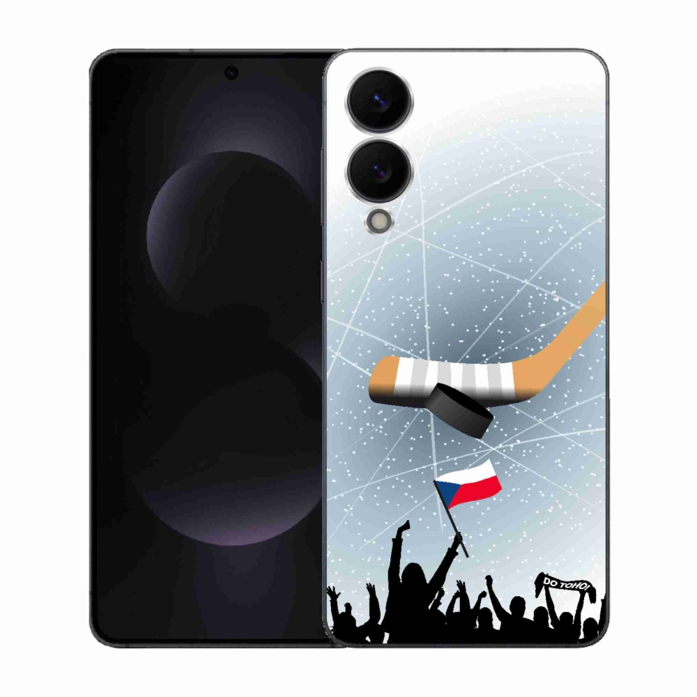 Gélový kryt mmCase na Samsung Galaxy S25 Edge - fanúšikovia hokeja