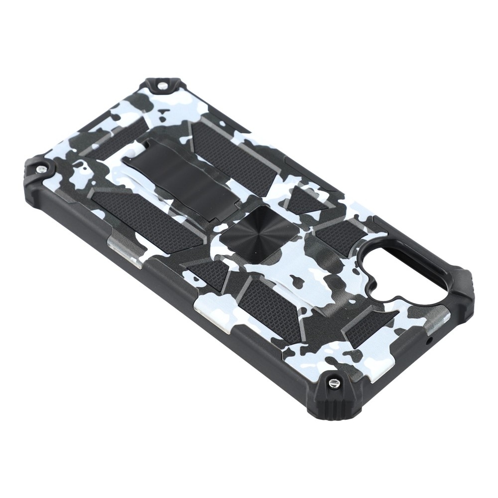 Camouflage odolný kryt na Samsung Galaxy A07 4G - čierny