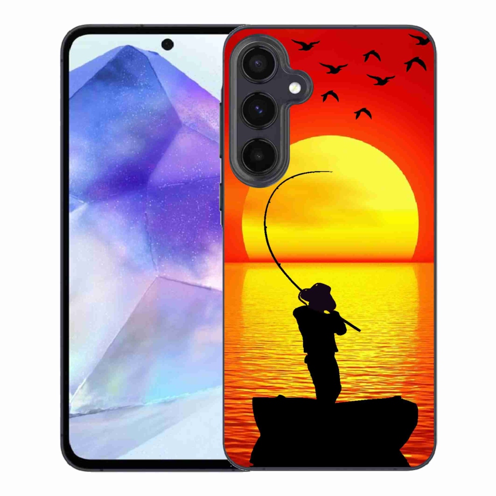 Gélový kryt mmCase na Samsung Galaxy A55 5G - rybárčenie
