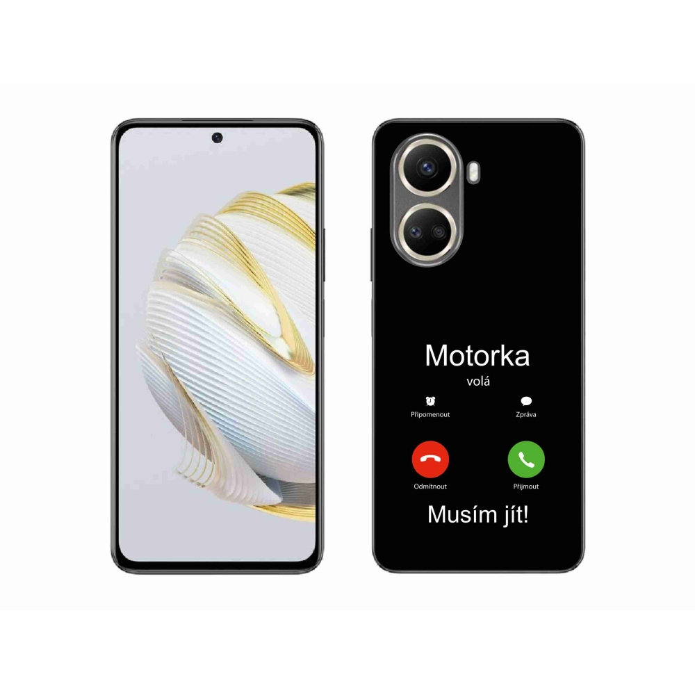 Gélový kryt mmCase na Huawei Nova 10 SE - motorka volá čierne pozadie