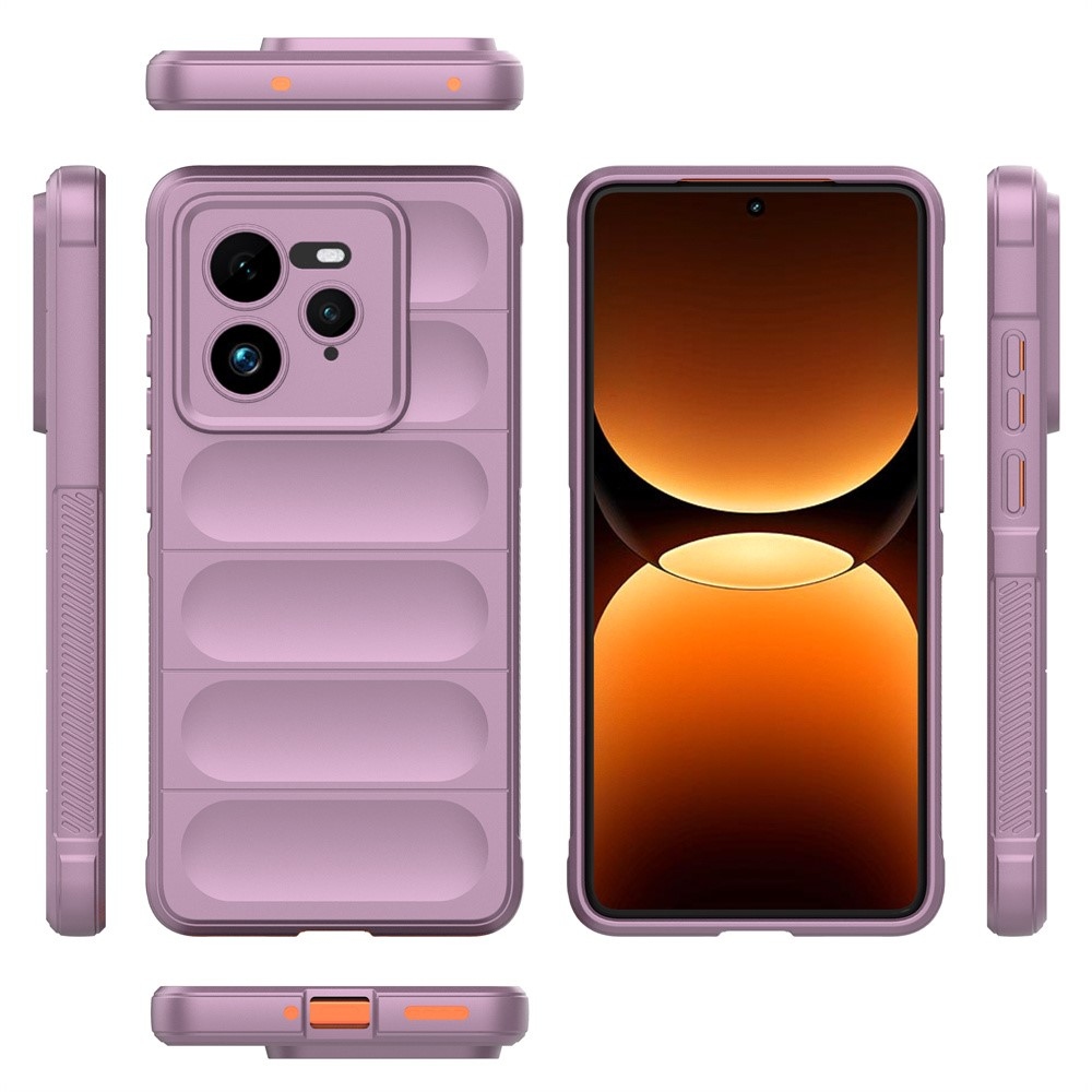 Rugg odolný gélový obal na Realme GT 7 Pro 5G - svetlofialový