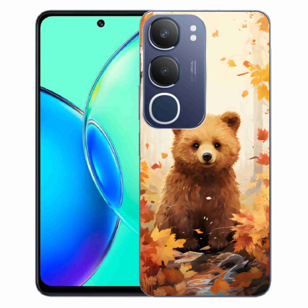 Gélový kryt mmCase na Vivo Y19s - medveď v lese